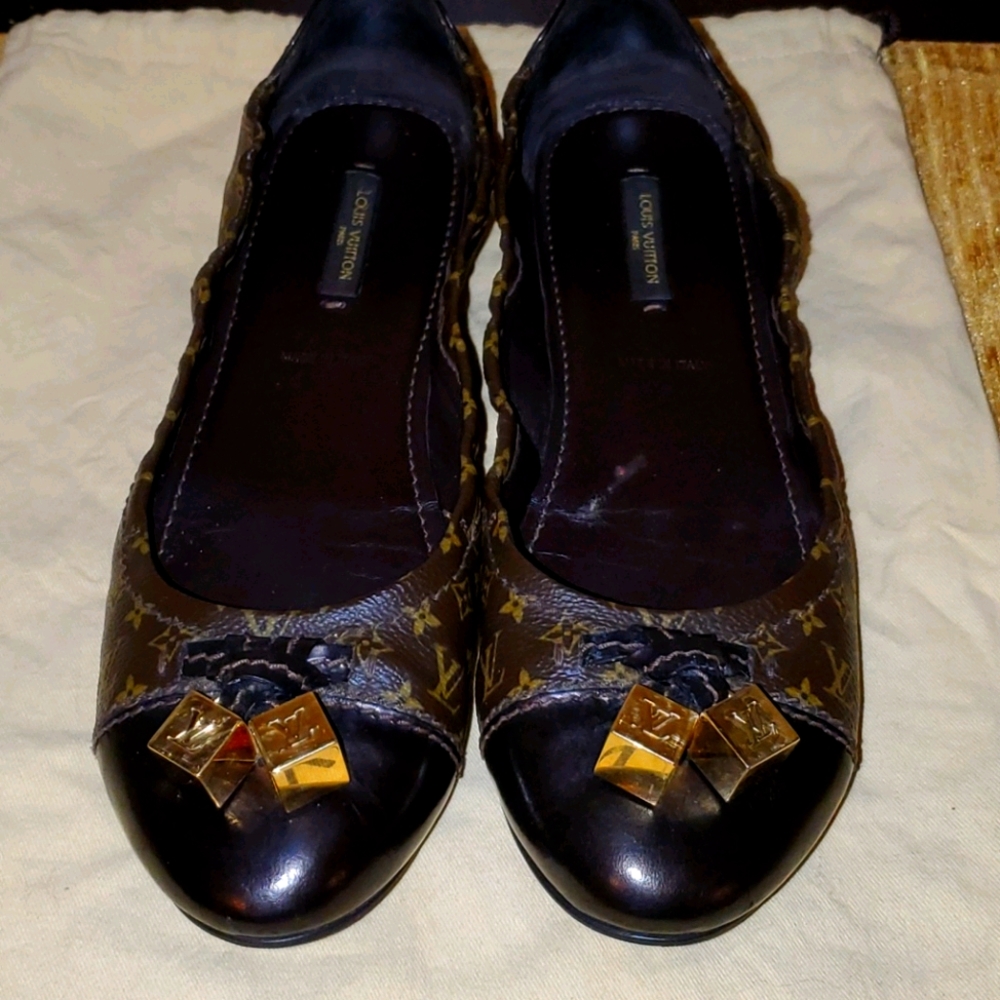 Louis vuitton Canvas Ballerina Flats